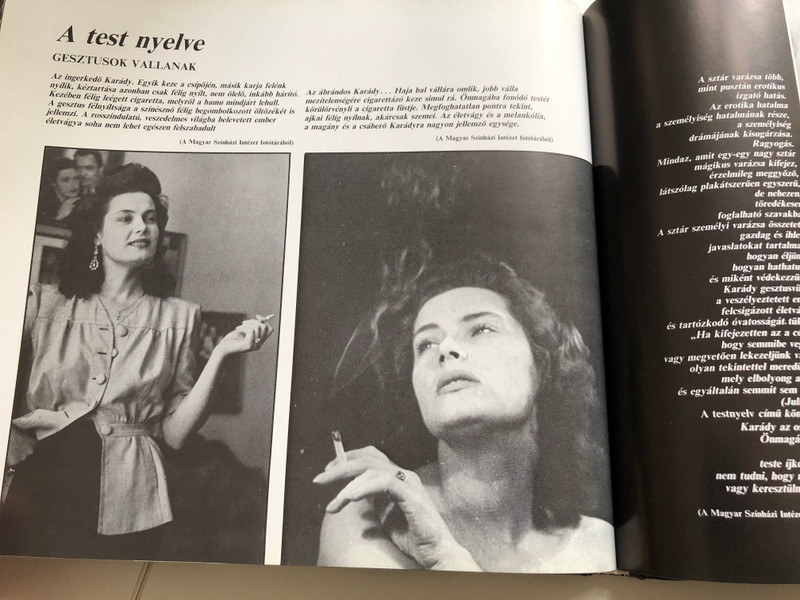 Karády - mítosza és mágiája  Kiraly Jeno  Hardcover (963740337X)