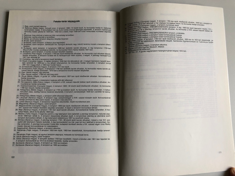 MAGYARORSZÁGI ORTHODOX TEMPLOMOK, IKONOSZTÁZOK  VÁLOGATÁS  Paperback