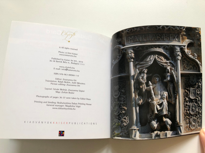BUDA CASTLE BUDAPEST  Tourist guide with map and photo gallery  KIADVÁNYOKKAISER PUBLICATIONS  Paperback (9789638896810)