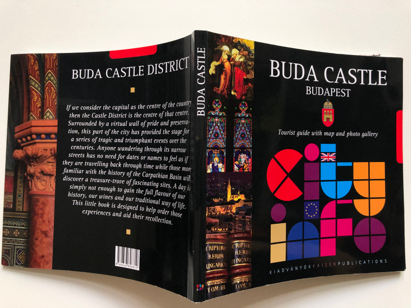 BUDA CASTLE BUDAPEST  Tourist guide with map and photo gallery  KIADVÁNYOKKAISER PUBLICATIONS  Paperback (9789638896810)