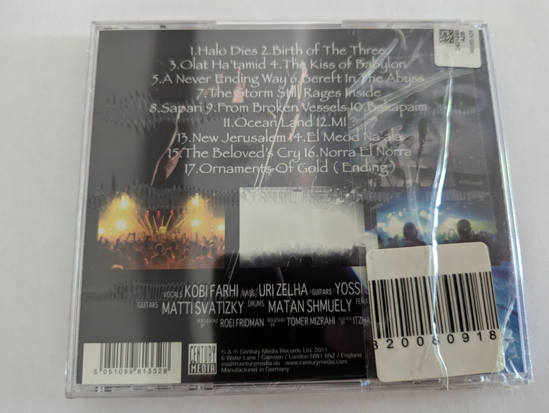 Orphaned Land – The Road To Or Shalem: Live At The Reading 3, Tel-Aviv / Century Media Audio CD 2011 / 9981332