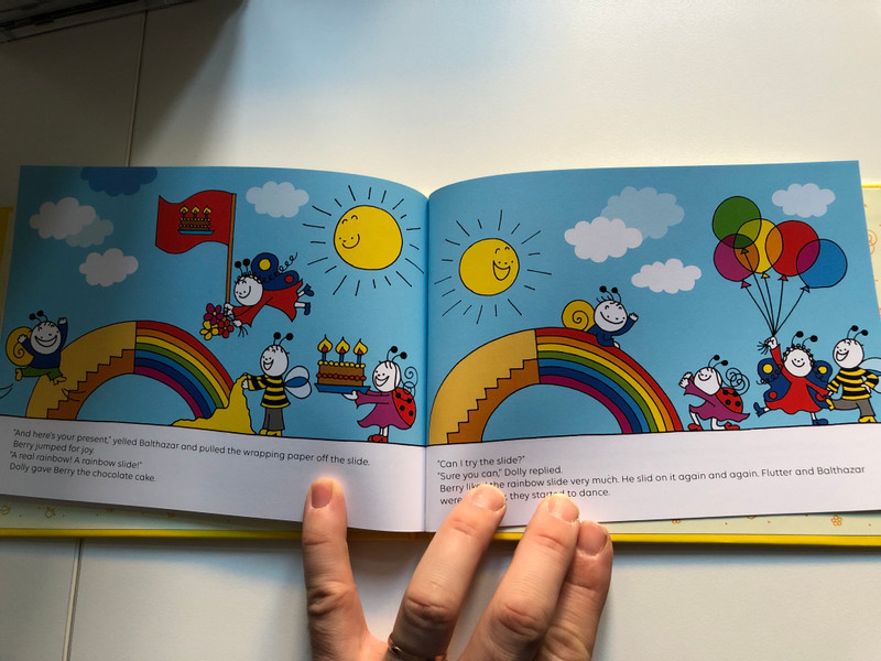 ERIKA BARTOS - BERRY AND DOLLY  Friends the Rainbow  Hardcover 2018 (9786158056571)