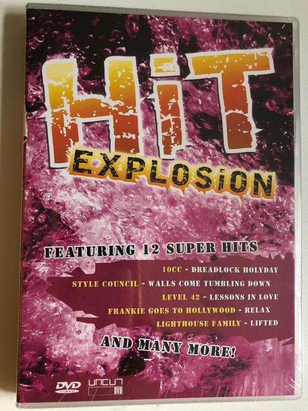 Hit Explosion DVD, 2004 / Various Artists / Featuring 12 Super Rock Hits / 10CC - Style Council - Level 42 - Lighthouse Family and more / DVD (801735404589)