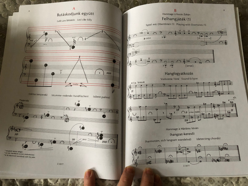 Kurtág Games (Játékok) - Volume 1  German Edition  Paperback  EDITIO MUSICA BUDAPEST 2000 (9790080083772)
