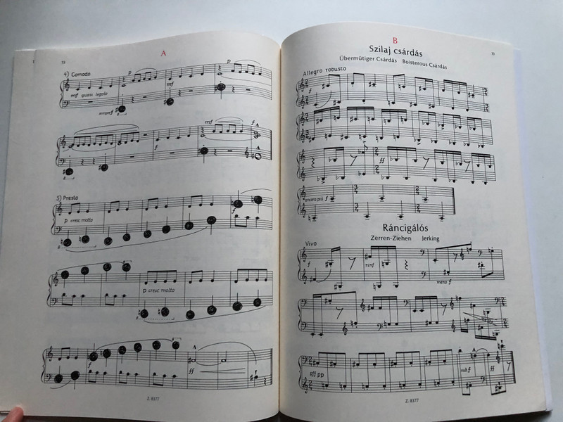 Kurtág: Games (Játékok) - Volume 1 / German Edition / Paperback / EDITIO MUSICA BUDAPEST 2000 (9790080083772)