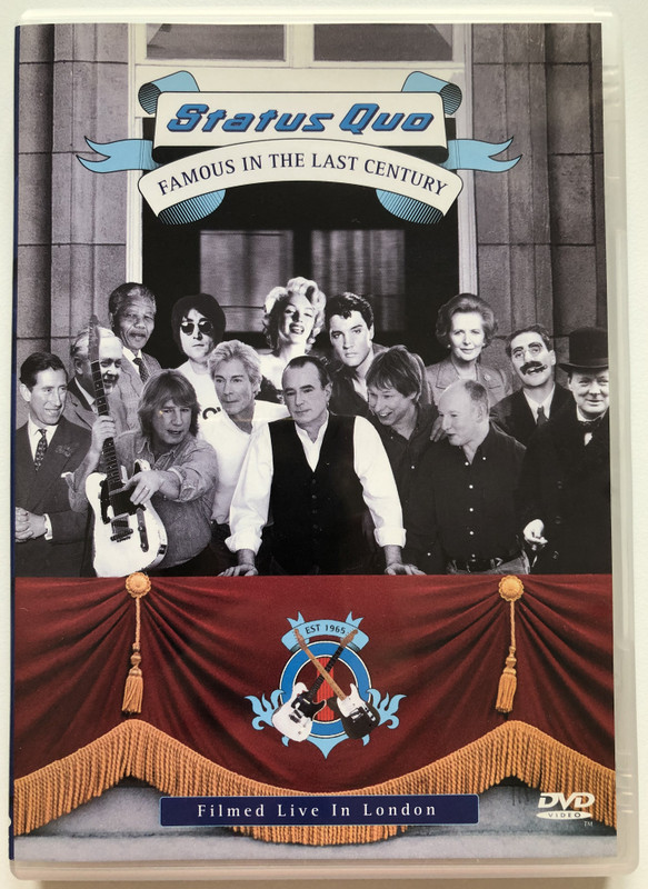 Status Quo Famous In The Last Century 2001  Filmed Live In London  DVD VIDEO (5034504915275)