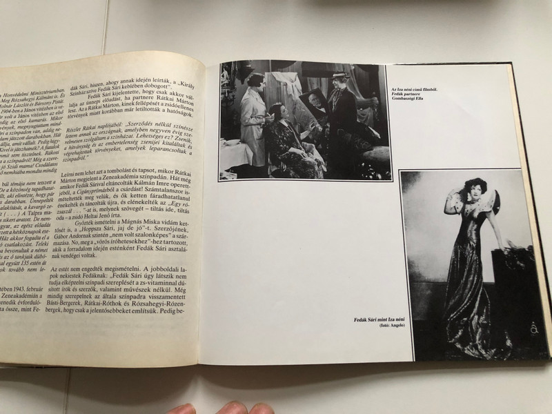 VÖRÖS TIBOR - A Fedák  Háttér, Budapest, 1990  Hardcover (9637403817)