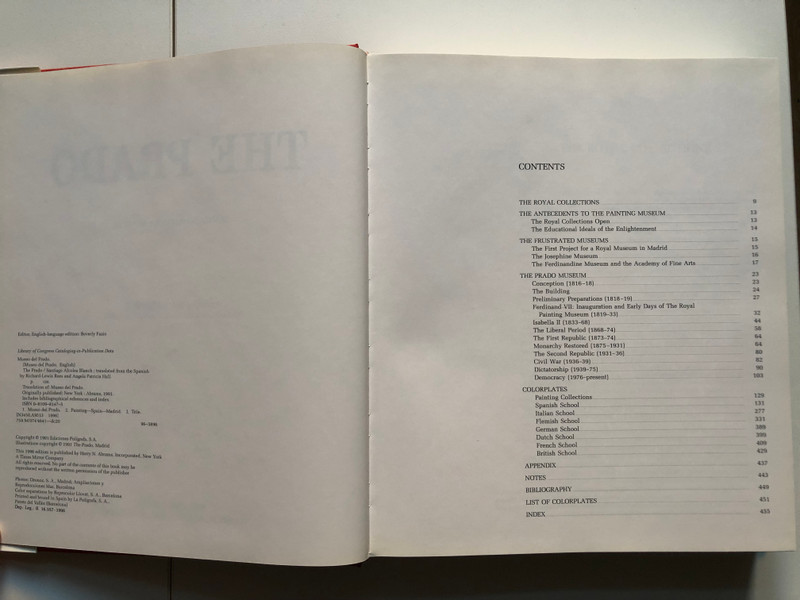 The Prado - Santiago Alcolea Blanch  Abradale Press, 1996  HARDCOVER (9789810981478)