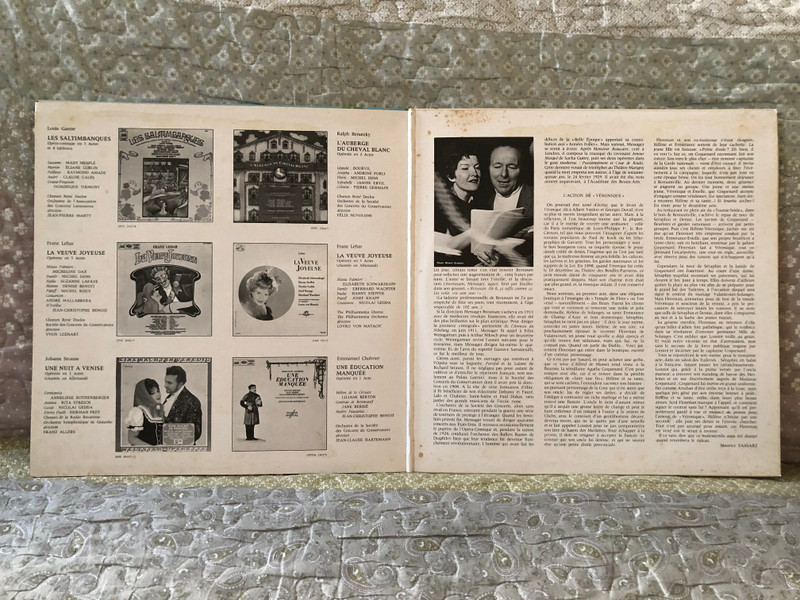 André Messager: Veronique - Mady Mesplé, Michel Dens, Andrea Guiot, J.-Chr. Benoit, Denise Benoit,Michel Dunand, Jacques Pruvost, Association Des Concerts Lamoureux, direction: Jean-Claude Hartemann / Pathé 2x LP / 2 C 061-10175/6