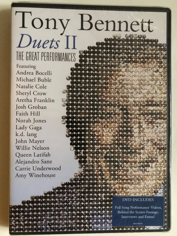 Tony Bennett Duets II: The Great Performances / Willie Nelson - Faith Hill - Alejandro Sanz - Josh Groban and Many more / Producer: Jennifer Lebeau / DVD (886919523591)
