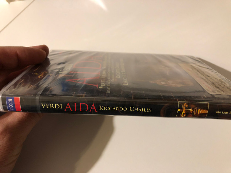 Giuseppe Verdi - Aida 2 DVD Set / CORPS DE BALLET OF THE THEATER AT THE SCALA / PUPILS OF THE SCALA THEATER ACADEMY ORCHESTRA AND CHORUS OF THE SCALA THEATER / Conductor: RICCARDO CHAILLY / DVD (044007432099)