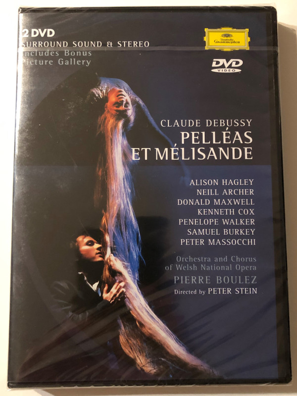 Debussy: Pelléas et Mélisande - PELLEAS AND MÉLISANDE 2 DVD Set / German gramophone / Tyric drama in five acts and twelve scenes / Orchestra and Chorus of Welsh National Opera / Conductor: PIERRE BOULEZ / Chatelet Musical Theater of Paris / DVD (044007303092)