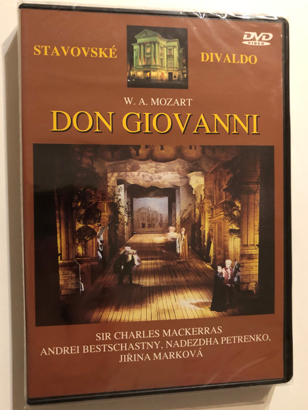 Mozart: Don Giovanni / DRAMA GIOCOSSO IN TWO ACTS BY LORENZO DA PONTE / Choir, Orchestra and Ballet of the National Theater in Prague / Conductor: Sir Charles Mackerras / DVD (9120005650732)