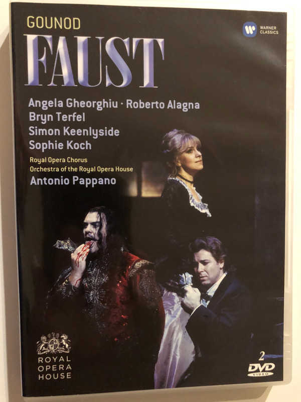 Gounod: Faust 2 DVD Set / Opera in five acts / Royal Opera Chorus / Chorus Director: Terry Edwards / Orchestra of the Royal Opera House / Conductor: Antonio Pappano / Film Director: Sue Judd / DVD (5099963161199)