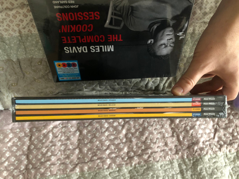 MILES DAVIS - THE COMPLETE COOKIN' SESSIONS  JOHN COLTRANE, RED GARLAND, PAUL CHAMBERS, PHILLY JOE JONES  Limited Edition Color vinyl, Box Set (8436559468527)