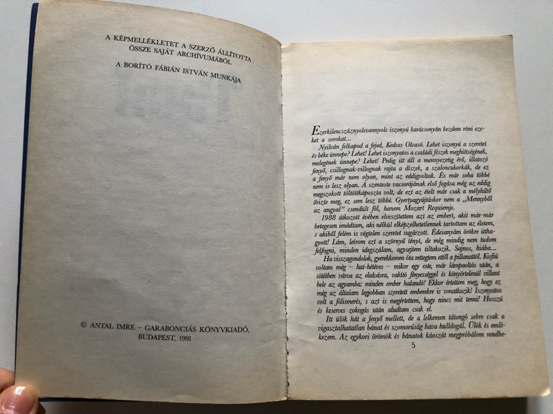 Pami - ANTAL IMRE  EMLÉKEK, ÉLMÉNYEK, KALANDOK  GARABONCIÁS KÖNYVKIADÓ BUDAPEST  Paperback