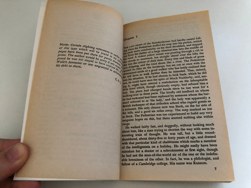 Out of the Silent Planet (Space Trilogy, Book 1) / SCRIBNER PAPERBACK FICTION Rockefeller Center / First Scribner Paperback Fiction edition 1996