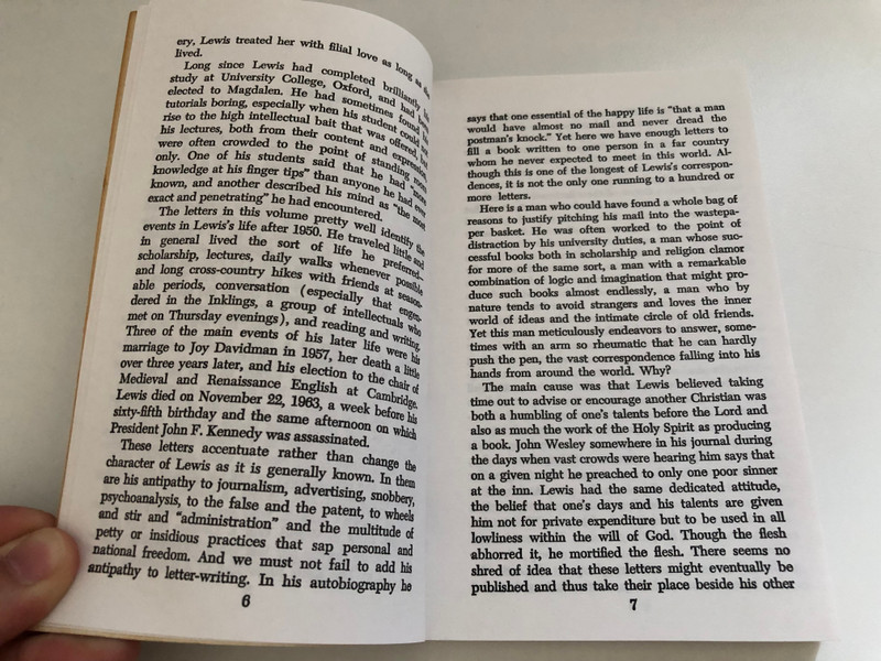 Letters to an American Lady by C. S. Lewis / Published by Pyramid Publications for Wm. B. Eerdmans Publishing Co. / This edition published September, 1971 / Reprinted 1998