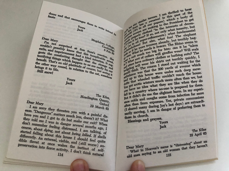 Letters to an American Lady by C. S. Lewis / Published by Pyramid Publications for Wm. B. Eerdmans Publishing Co. / This edition published September, 1971 / Reprinted 1998