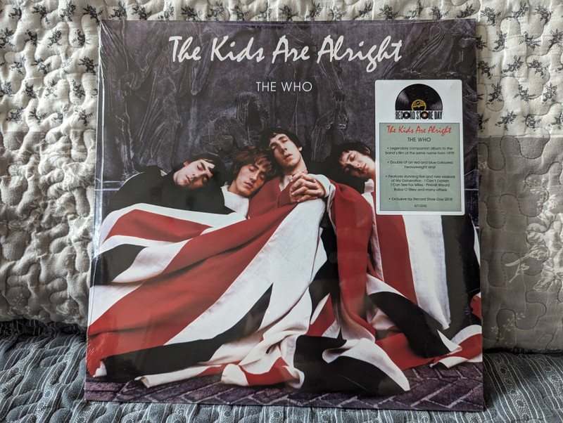 The Who – The Kids Are Alright / Legendary companion album to the band's film of the same name from 1979; ∙ Double LP on red and blue coloured heavyweight vinyl / Polydor 2x LP 2018 / 6713232 The Who – The Kids Are Alright / Legendary companion album to the band's film of the same name from 1979; ∙ Double LP on red and blue coloured heavyweight vinyl / Polydor 2x LP 2018 / 6713232