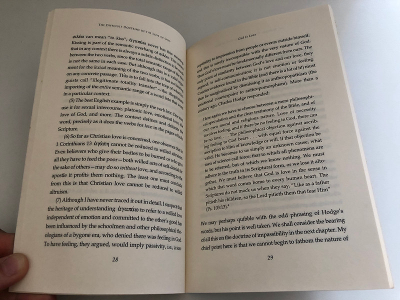 The Difficult Doctrine of the Love of God by D. A. Carson / Research Professor of New Testament at Trinity Evangelical Divinity School / All-important doctrine from an unflinching evangelical perspective / CROSSWAY BOOKS (1581341261)