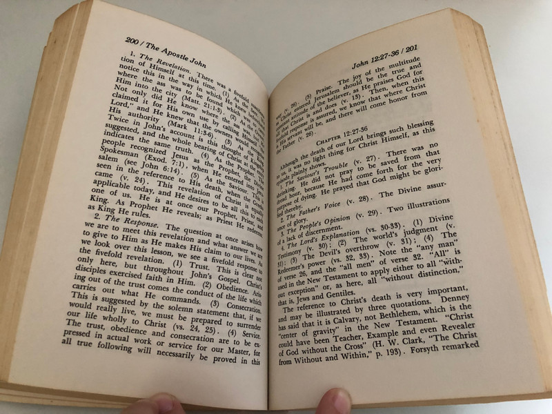 The Apostle John: Studies in His Life and Writings by W. H. Griffith Thomas / Foreword by Arthur L. Farstad / Introduction to the Author by Warren W. Wiersbe / Library of Congress Cataloging in Publication Data (0825438225)