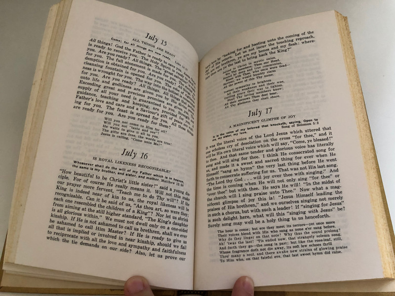 Opened Treasures by Frances Ridley Havergal / THE MEDITATIONS AND SONGS of Frances Ridley Havergal / FIRST EDITION, OCTOBER 1962 - SIXTH PRINTING, JUNE 1982