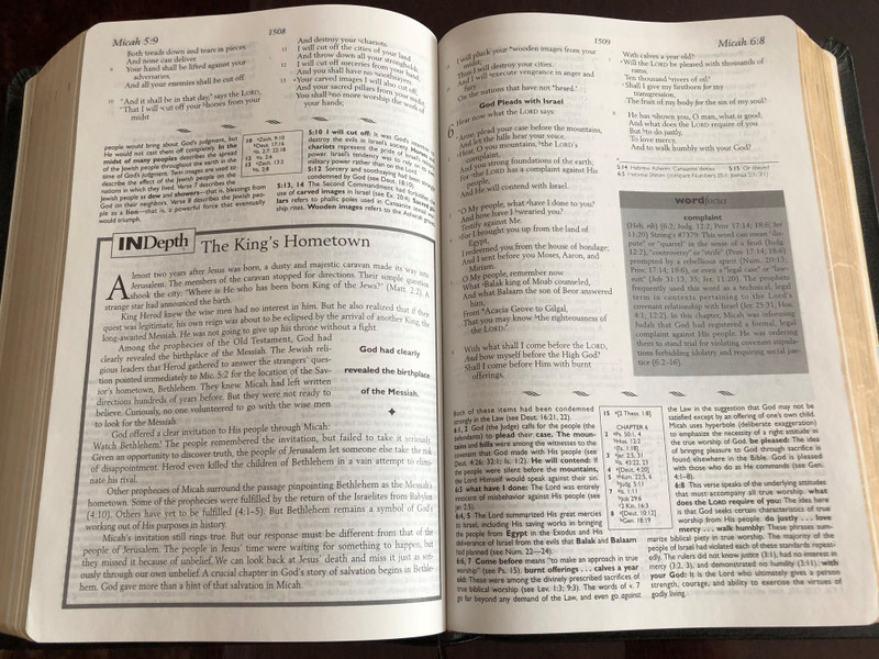 The Nelson Study Bible NKJV with Nelson's Complete Study / This study Bible is based on the best English translation for study purposes, the NKJV / Cross-References - Prophetic Stars - Annotations - InDepth Articles - QuickView Charts (0840715994)