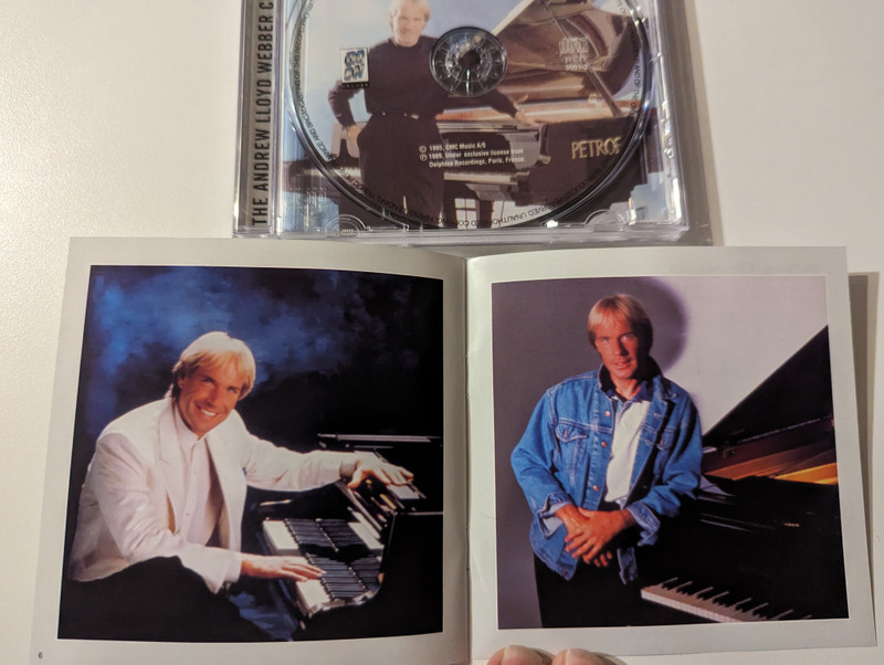 Richard Clayderman: Andrew Lloyd Webber Collection - Memory; Tell Me On Sunday; Love Changes Everything; Don't Cry For Me Argentina; I Don't Know How To Love Him / Go On Deluxe Audio CD 1995 / 3001-2