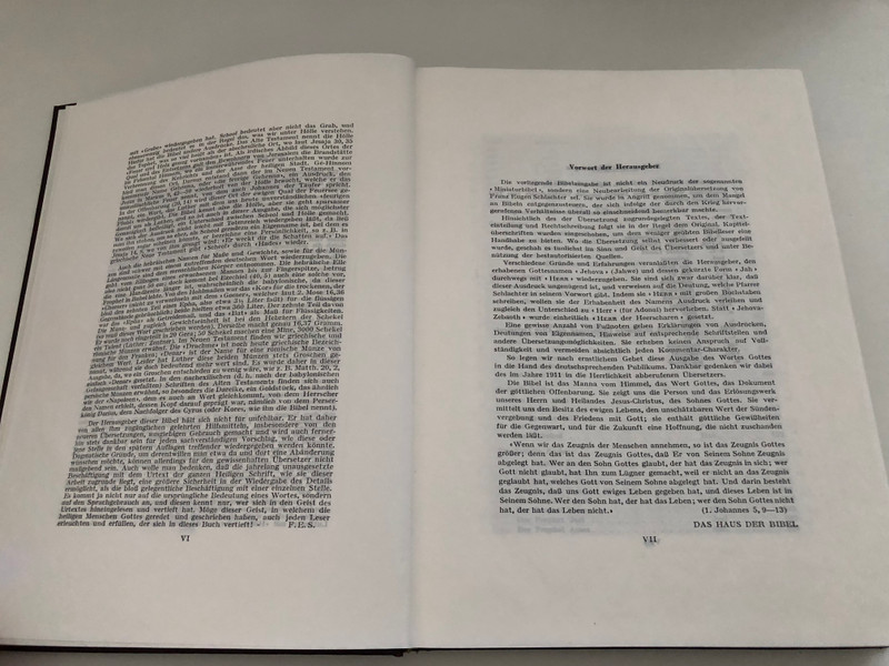 Die Heilige Schrift des Alten und Neuen Testaments - The Holy Scriptures of the Old and New Testaments / German Edition by Wilhelm Martin Leberecht de Wette / New edition of the original translation by Franz Eugen Schlachter