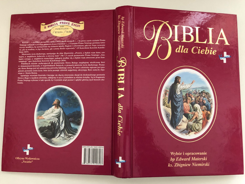 Biblia dla Ciebie - Bible for you / Polish Edition / One hundred and sixty-nine fragments of the Holy Scriptures of the Old and New Testaments / Continuation of the Bible in pictures / Author: Niemirski Zbigniew Materski Edward (9788374920896)