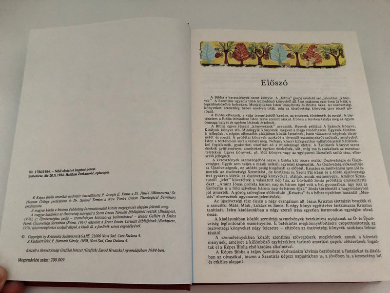 Képes Biblia - Szemelvényes szentírási szövegek fiataloknak / Hungarian Picture Bible for young people / The Capable Bible aims to encourage young people and readers in general to read the entire Holy Scriptures (9634583784)