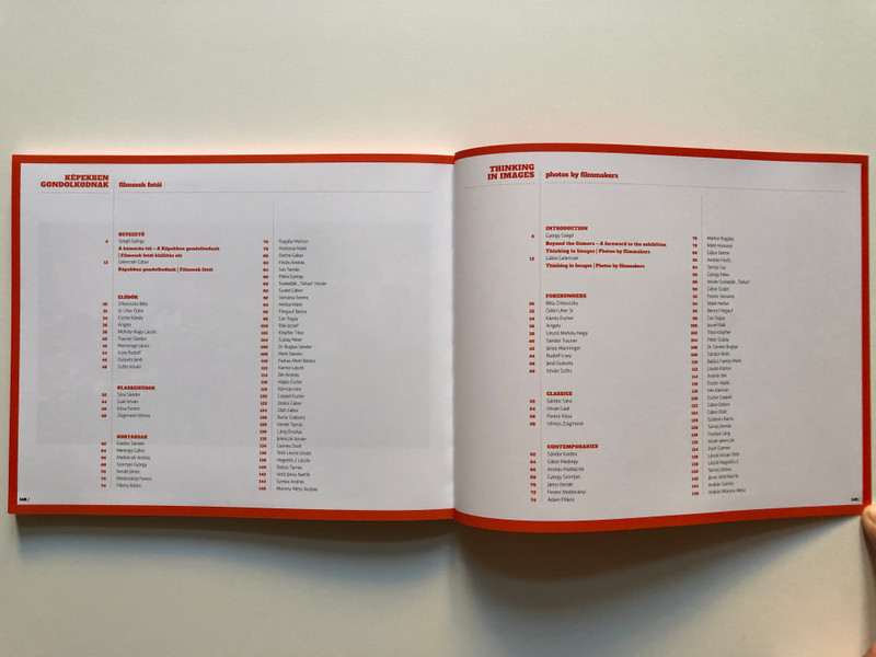KÉPEKBEN GONDOLKODNAK filmesek fotói  THINKING IN IMAGES photos by filmmakers  MÜCSARNOK KUNSTHALLE BUDAPEST 2021. 05.07.-2021. 09. 25  Paperback