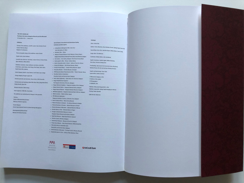 The First Golden Age Painting in the Austro-Hungarian Monarchy and the Műcsarnok  MŰCSARNOK BUDAPEST 2016  Paperback (9789639506985)