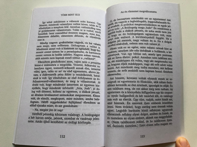 Több mint ács - Josh McDowell  EGYMILLIÓ PÉLDÁNY FELETT A VILÁGON 1998  Paperback (9630499487)