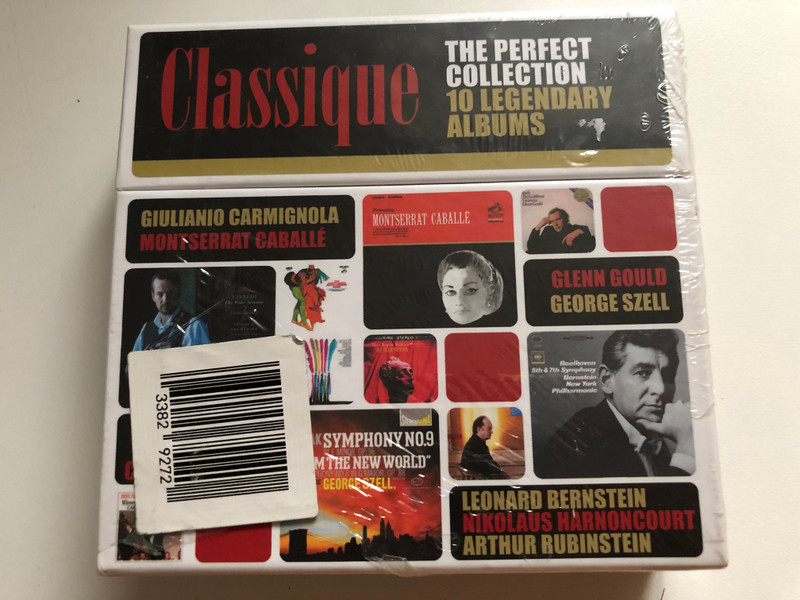 La Discotheque Ideale Classique: 10 Albums De Legende - Giulianio Carmignola; Montserrat Caballé; Glenn Gould; George Szell; Pierre Boulez; Seiji Ozawa; Carlos Kleiber; Leonard Bernstein / Sony Music 10x Audio CD, Box Set 2015 / 88875109602
