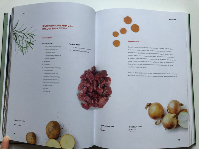 SIZZLING AMID RUSTLING LEAVES  VIKTOR SEGAL, JOE VIDA  ADVENTURES IN FOREST GASTRONOMY WITH QUOTES FROM ZSIGMOND SZÉCHENYI  PANNON Publishing 2021  Hardcover (9786150106526)