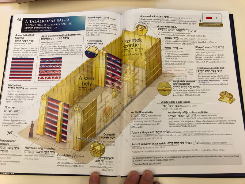 A SZENT SÁTOR ÉS A SZÖVETSÉG LÁDÁJA  AZ ISTEN IRÁNYÍTÁSA ALATT ÁLLÓ ÜDVTÖRTÉNET FÉNYÉBEN  ILLUSZTRÁCIÓKKAL הַמִּשְׁכָּן וַאֲרוֹן הַבְּרִית  DR. ABRAHAM PARK  Hardcover (9786150061467)