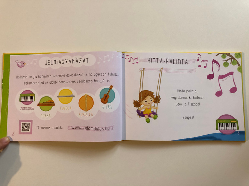 Kicsik vidám daloskönyve  A LEGKEDVELTEBB GYEREKDALOK KINCSESTÁRA  HANKÓSZKY ILDIKÓ RAJZAIVAL  A VIDÁM MANÓK EGYÜTTES közreműködésével  Hardcover (9786130030371)