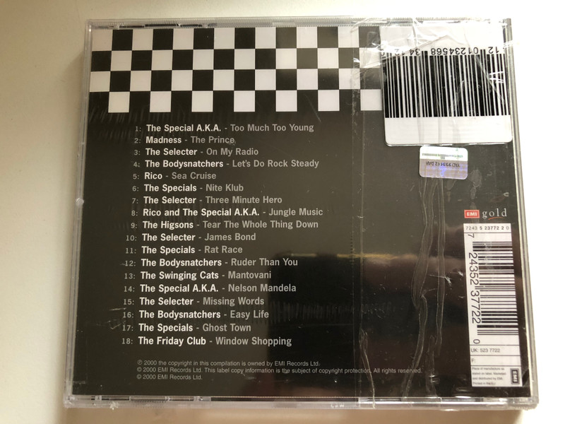 Too Much Two Tone - Ska Classics - Specials; Selecter; Madness; Rico; Bodysnatchers; Swinging Cats / EMI Gold Audio CD 2000 / 724352377220