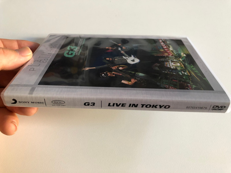 G3 - LIVE IN TOKYO  JOE SATRIANI, STEVE VAI, JOHN PETRUCCI  The Platinum Collection  Sony Music  DVD Video 2012 (887654196798)