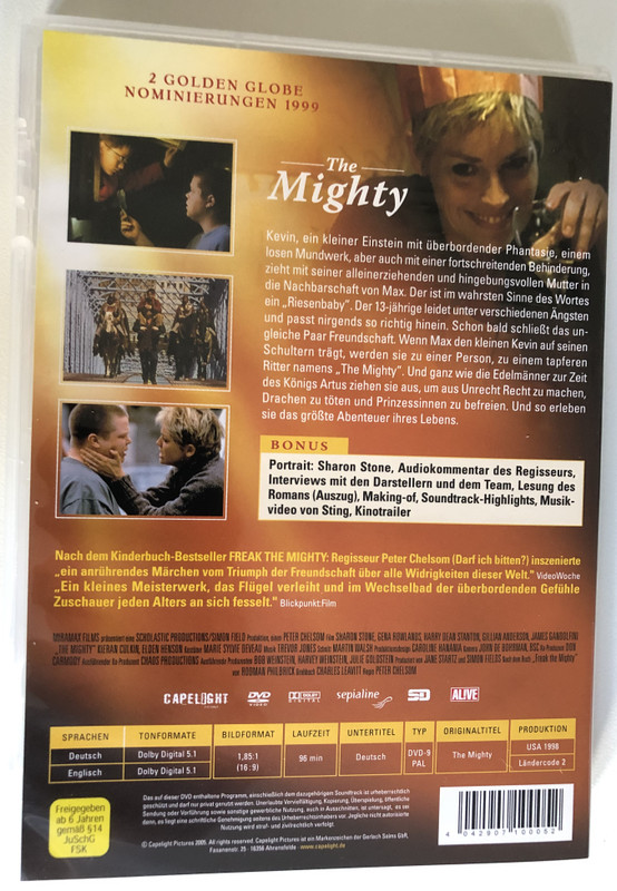 The Mighty - GEMEINSAM SIND SIE STARK  Director Peter Chelsom  German Edition  Capelight Pictures  DVD Video (4042907100052)