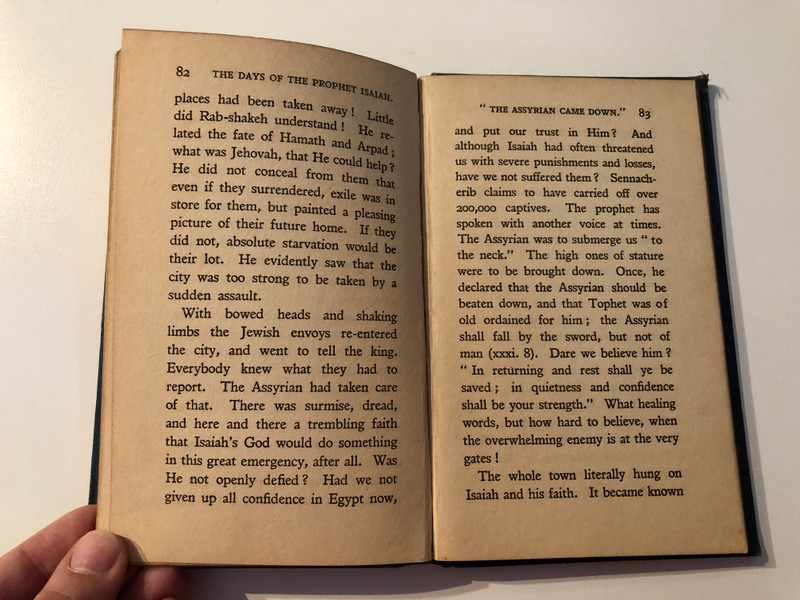 IN THE DAYS OF THE PROPHET ISAIAH BY A. RENDLE SHORT  The Historic Faith in the Light of To-day By B. COLGRAVE, M.A. and A. RENDLE SHORT, M.D.