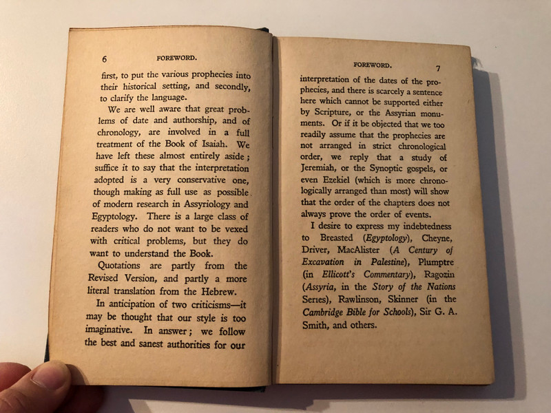 IN THE DAYS OF THE PROPHET ISAIAH BY A. RENDLE SHORT  The Historic Faith in the Light of To-day By B. COLGRAVE, M.A. and A. RENDLE SHORT, M.D.