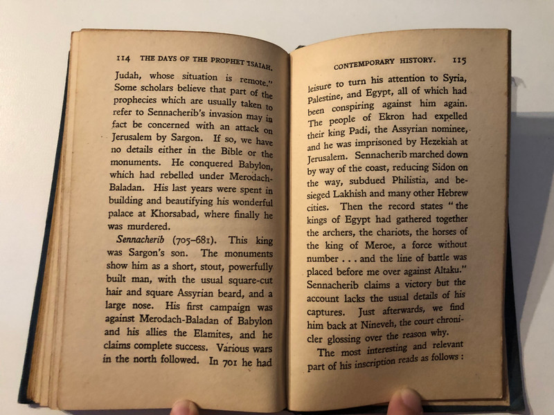 IN THE DAYS OF THE PROPHET ISAIAH BY A. RENDLE SHORT  The Historic Faith in the Light of To-day By B. COLGRAVE, M.A. and A. RENDLE SHORT, M.D.