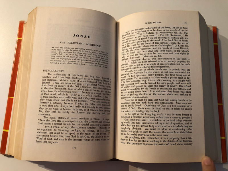 The Bible Digest / A Bible Survey, Book-by-Book by Charles W. Slemming, D.D. / A book-by-book survey of the whole Bible / Complete in One Volume (0825437067)