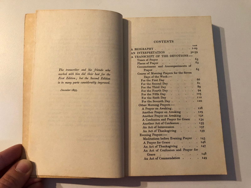 Lancelot Andrewes and His Private Devotions / Alexander Whyte - translator / Reprinted 1981 by Baker Book House Company from the Second Edition (1895) published by Oliphant, Anderson, and Ferrier (0801001765)