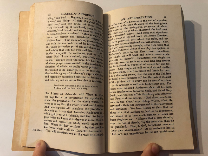 Lancelot Andrewes and His Private Devotions / Alexander Whyte - translator / Reprinted 1981 by Baker Book House Company from the Second Edition (1895) published by Oliphant, Anderson, and Ferrier (0801001765)