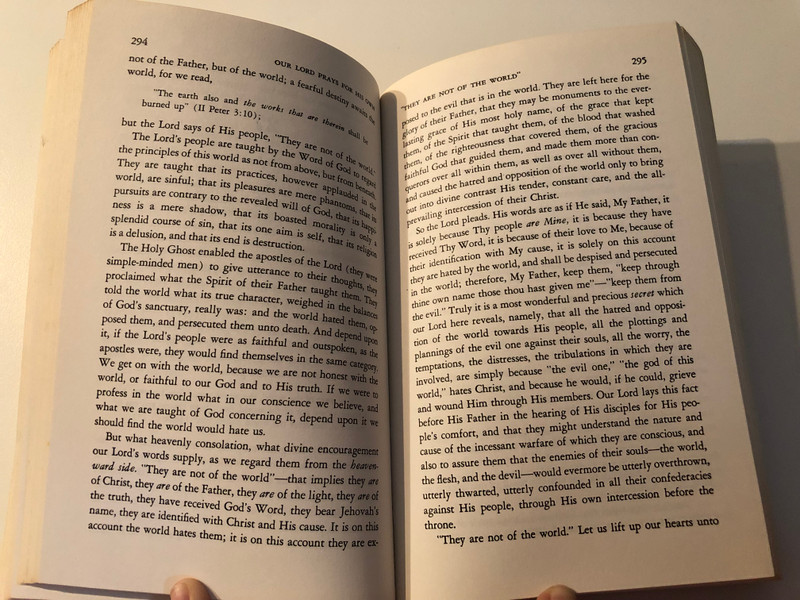 Our Lord Prays for His Own: Thoughts on John 17 / Introduction by S. Maxwell Coder / Moody Press edition / Reprint. Originally published: Chicago: Moody Press, 1950 (0825436176)