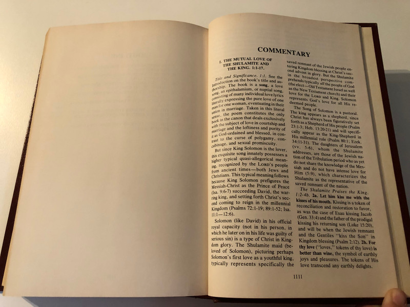 Unger's Commentary on the Old Testament Volume 1 Genesis Song of Solomon / THE MOODY BIBLE INSTITUTE OF CHICAGO / Printed in the United States of America (080249028X)